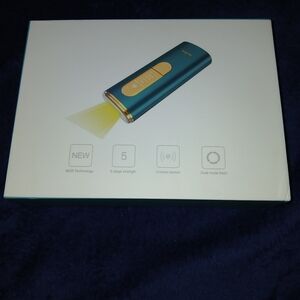 IPL Hair Removal Device - Teal and Gold